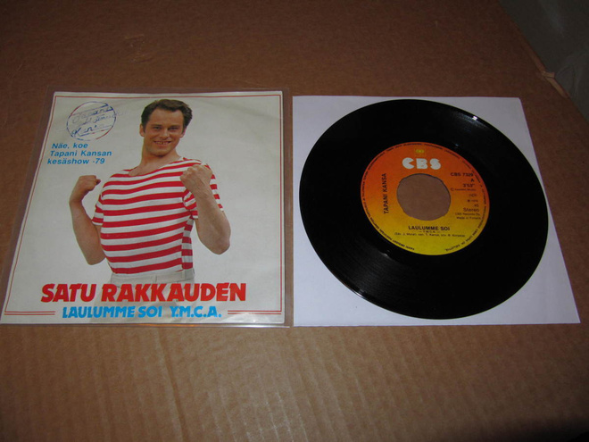 Tapani Kansa 7" Laulumme Soi, PS v.1979 MINT- /EX-