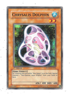Yu-Gi-Oh hirviö Chrysalis Dolphin
