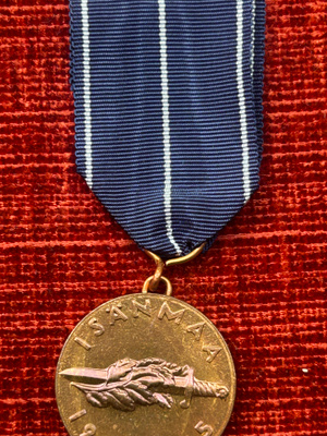 Jatkosodan muistomitali.