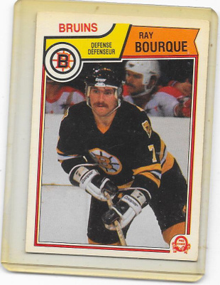1983-84 OPC #45 Ray Bourque , Boston Bruins