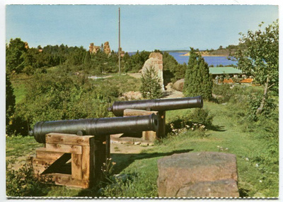 Ahvenanmaa Sund Bomarsund, tykkejä 1960-luku