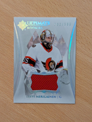 2023-24 Ultimate Leevi Merilainen Rookie Jersey /599