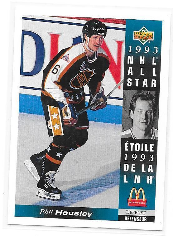 1993 McDonald`s Upper Deck #McD06 Phil Housley Winnipeg Jets