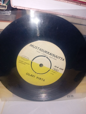 7"single Olavi Virta  : Mustasukkaisuutta  ( SIS POSTIKULU )