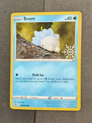 Snom 084/264 Holiday Calendar Snowflake Stamp Cosmo Holo