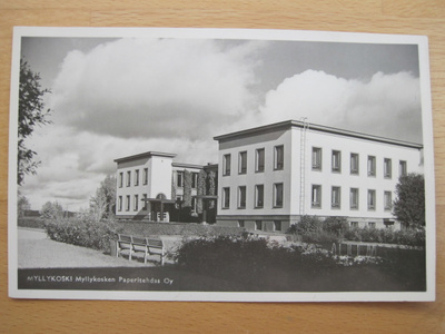 Postikortti Kouvola Myllykoski 1950-l Alkup. Mallikappale