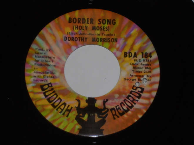 7" DOROTHY MORRISON - Border Song - single 1970 soul EX