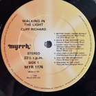 Cliff Richard – Walking In The Light LP UK 1984 - pikkukuva 2