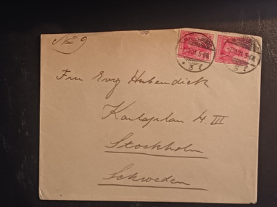 Lähetys Saksa-Ruotsi 1901
