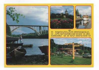 Leppävirta: laiva, silta, kirkko ym