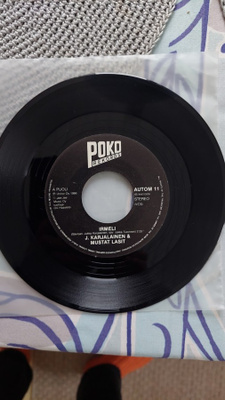 7" J. Karjalainen & Mustat Lasit: Irmeli / Mä meen