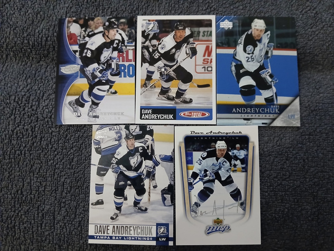 Dave Andreychuk x 5kpl /Tampa Bay Lightning