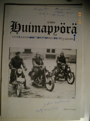 Huimapyörä Nro 3/1994 (25.2)