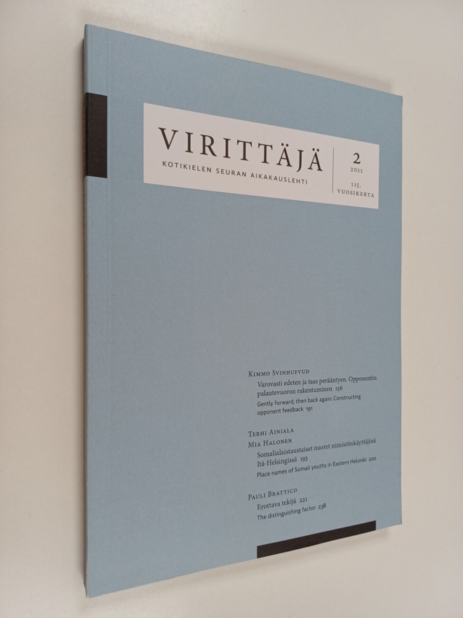 Virittäjä 2/2011