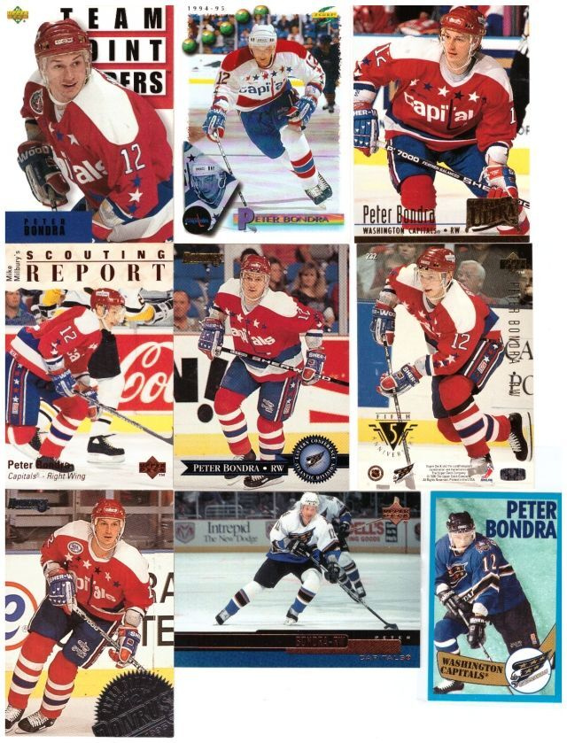 9 x PETER BONDRA Washington Capitals