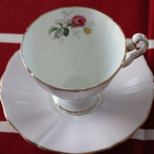 3 kpl Adderley Fine Bone China England kuppi+lautanen - pikkukuva 3