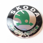Skoda Konepellin / Takakontin merkki, Vihreä; Er - pikkukuva 1