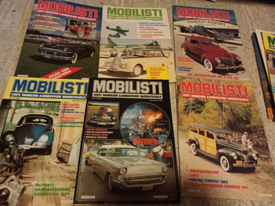 Mobilisti lehti 1989 vuosikerta , numerot 1 - 6
