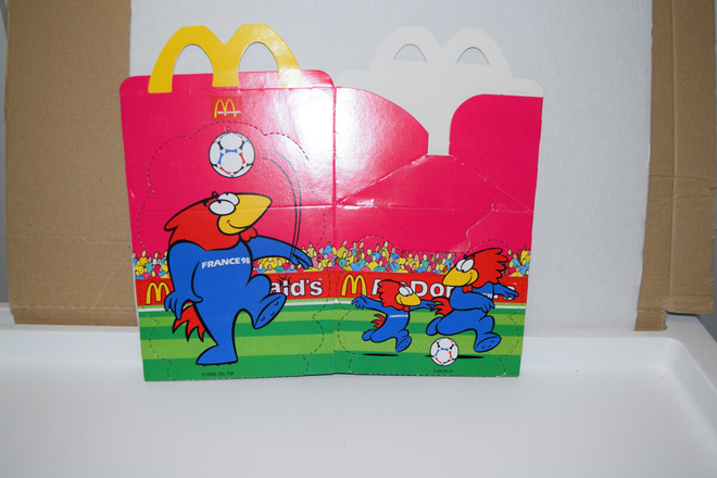 Mcdonald's happy meal laatikko france 98