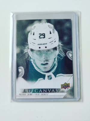 Patrik Laine 22-23 UD Black & White Canvas