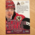 2021-22 Fleer Ultra Clayton Keller Medallions #M-23 - pikkukuva 2