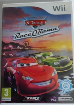 * Cars Race O Rama Wii/ WiiU + Collector Juliste 42x50cm MIB
