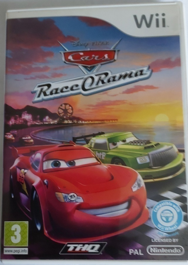 * Cars Race O Rama Wii/ WiiU + Collector Juliste 42x50cm MIB