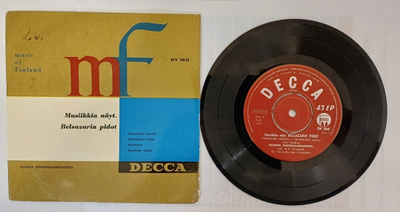 Musiikkia näytelmästä Belsazarin pidot vinyyli EP