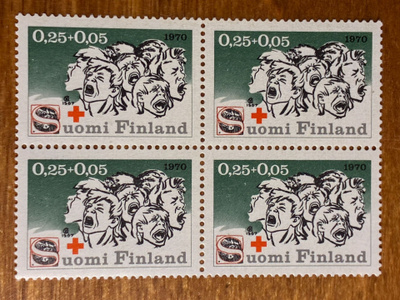 PR 1970 0,25MK+ 0,05MK NELIÖ**