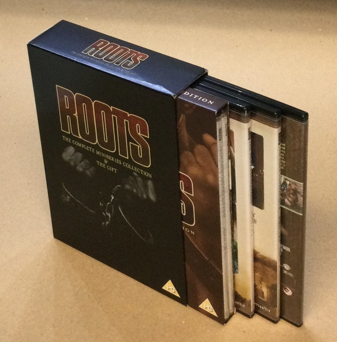 70-luvun minisarja Roots (Juuret) kokonaisuudessaan DVD