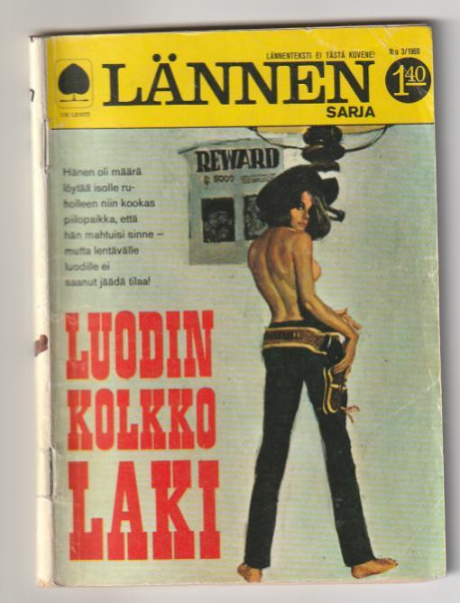 Lännensarja 3/1969 - Luodin Kolkko Laki
