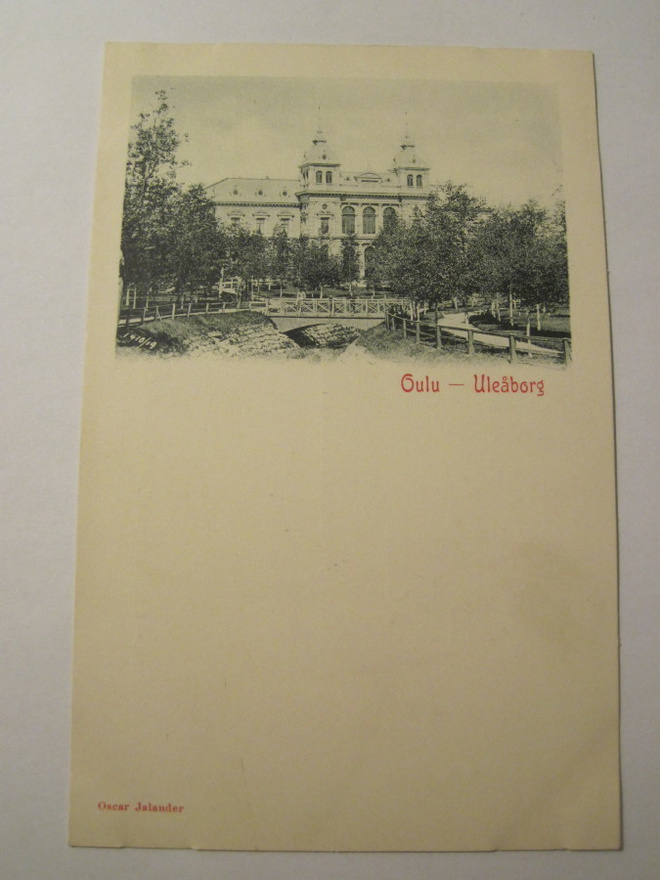 VANHA Postikortti Oulu HUIPPUKUNTO ennen-1905