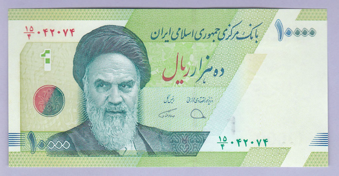 Iran 10000 Rials v.2019 UNC P-159c (Hemmati-Dejpasant)