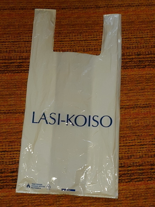 Muovikassi LASIKOISO  Tampere 59x30cm