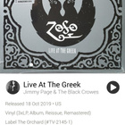 JIMMY PAGE & THE BLACK CROWES - LIVE AT THE GREEK 3LP - pikkukuva 4