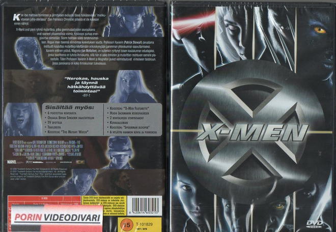 X-Men	(37 345)	UUSI	-FI-	DVD	suomik.		patrick stewart	2000	1