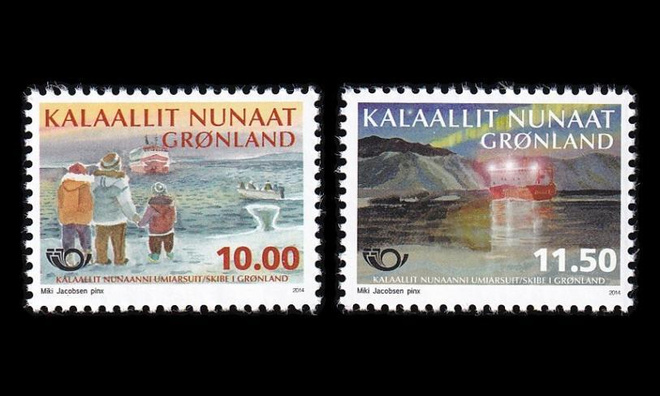 Grönlanti 667-8 ** Pohjola elämää meren äärellä (2014