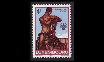 Luxemburg 1070 ** FOREX-kongressi (1983)