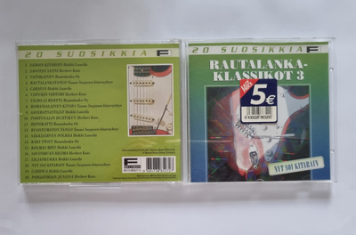 RAUTALANKAKLASSIKOT 3: 20 SUOSIKKIA - NYT SOI KITARAIN CD
