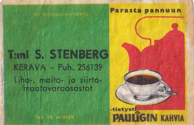 Kerava, T:mi S. Stenberg , Paulig   .s43