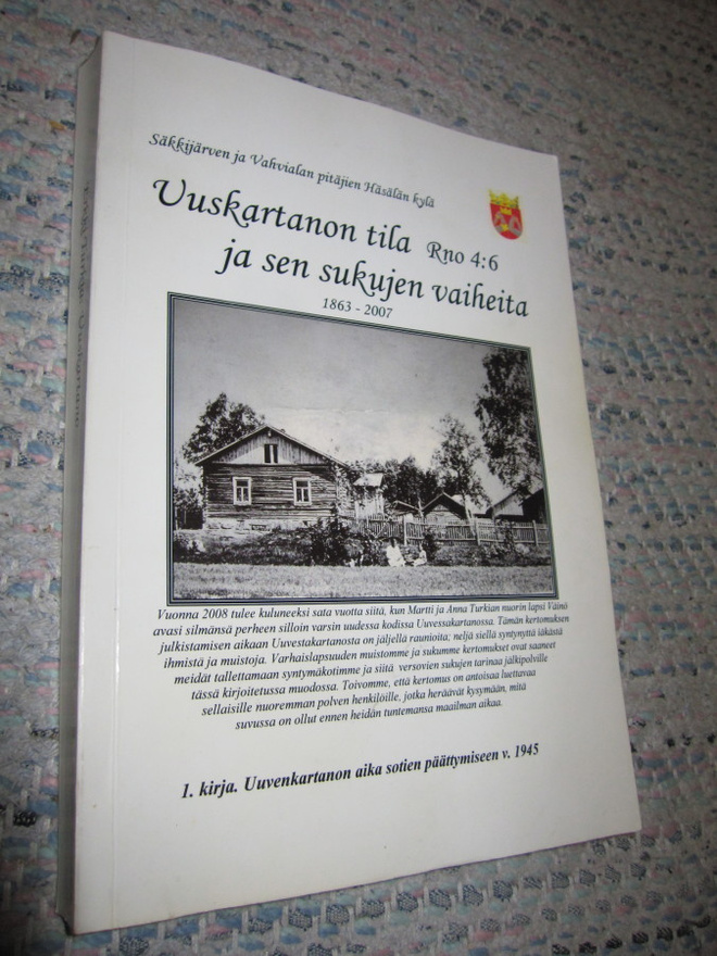 ERKKI TURKIA - UUSKARTANO + SIGNEERAUS