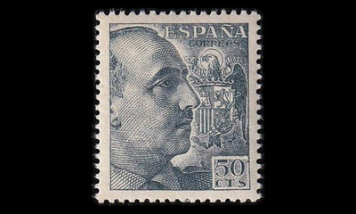 Espanja 849Ca * Franco 50 C (12¾:13¼) (1938)