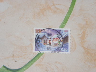 Joulu 1977 Lape 816 leimattu