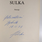 Pekka Parkkinen : Sulka : runoja (signeerattu) - pikkukuva 3