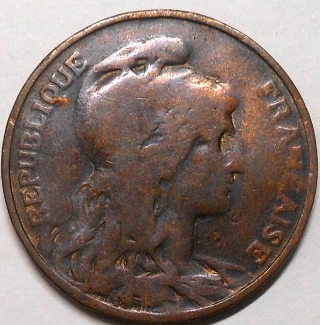 Ranska. 10 centimes 1900.