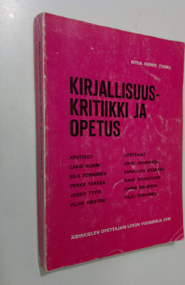 Äidinkielen opettajain liiton vuosikirja XVIII 1971 : Kir...