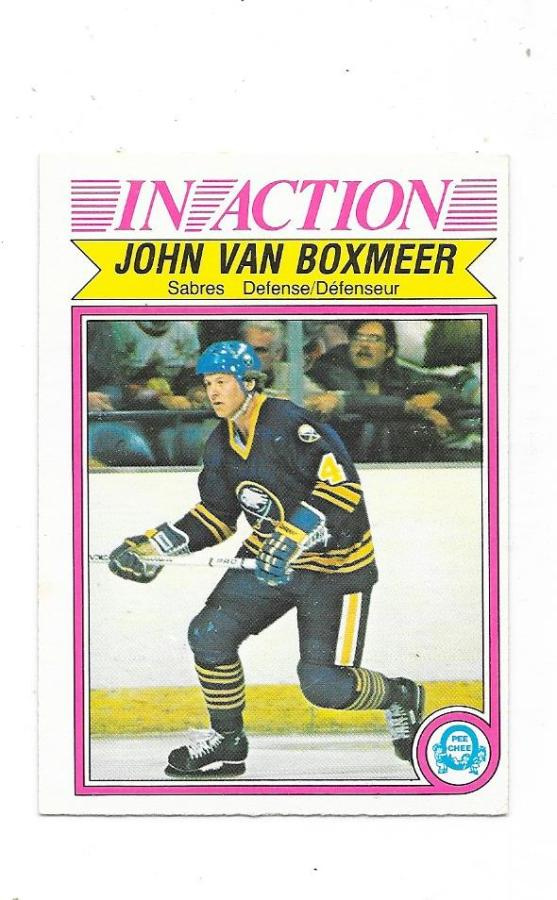 1982-83 OPC #37 John Van Boxmeer Buffalo Sabres