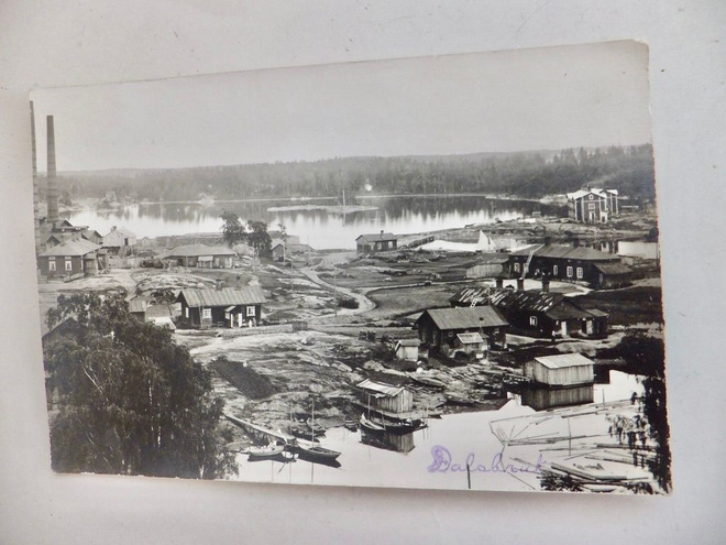 VANHA Postikortti Taalintehdas Dalsbruk Kemiönsaari 1920-l
