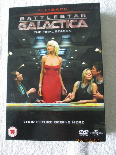 BATTLESTAR GALACTICA (4 x DVD) THE FINAL SEASON