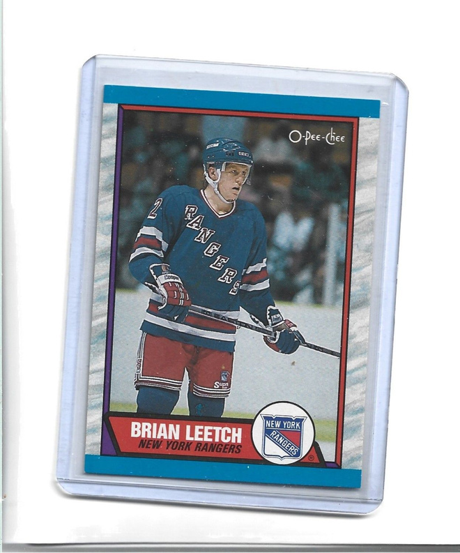 BRIAN LEETCH - ROOKIE - 1989-90 O-PEE-CHEE # 136